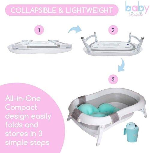 3-in-1 Portable Collapsible Bath Tub
